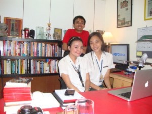 Sarah Torres and Kris Jose with The LLOYDLUNA