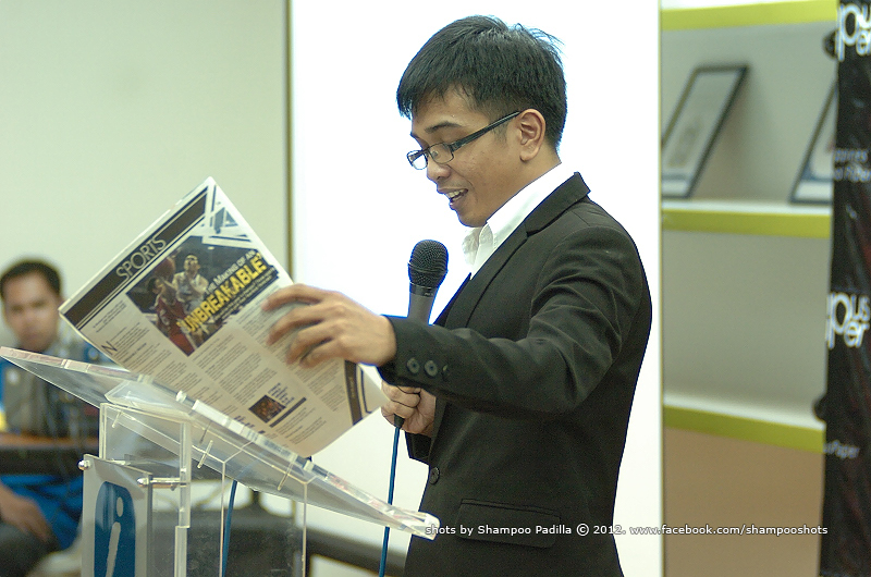 Campus Paper publisher Lloyd Luna